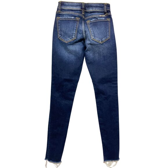 New KanCan Low Rise Super Skinny Jeans Distressed - Picture 3 of 15